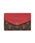 Louis Vuitton Pallas Compact Wallet, front view